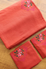 Onam Bedsheets - Queen cross stitch embroidered bedsheets