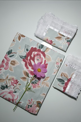 Bedsheets - King anokhi print lace bedsheets