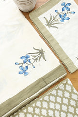Bedsheets - Handblock queen rajwada print bedsheets