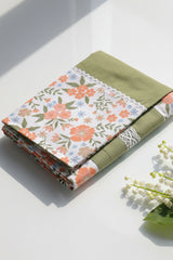 Bedsheets - Queen premium designer Printed lace bedsheet rotary