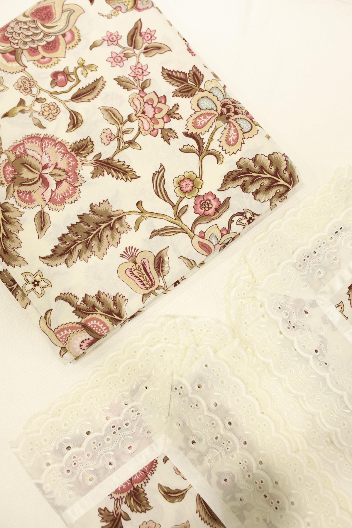Bedsheets - King anokhi printed lace bedsheets