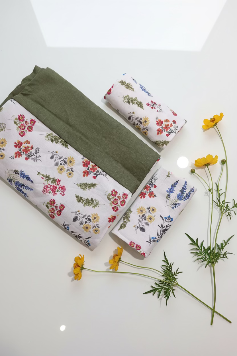 Bedsheets-Queen daily use border bedsheets