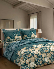 Bedsheets - Queen bedsheet set - premium soft cotton digital print Rhythm