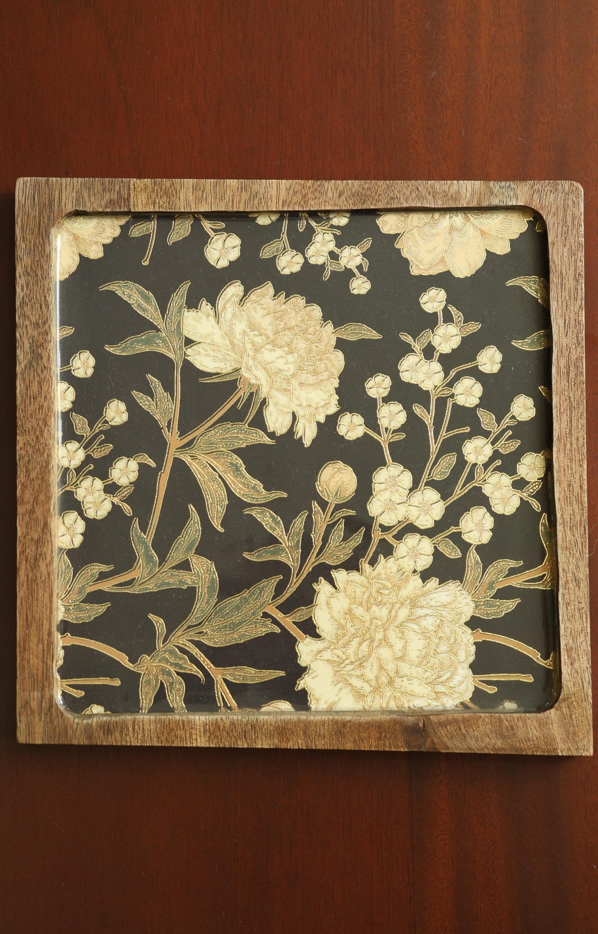 Wooden small serving tray