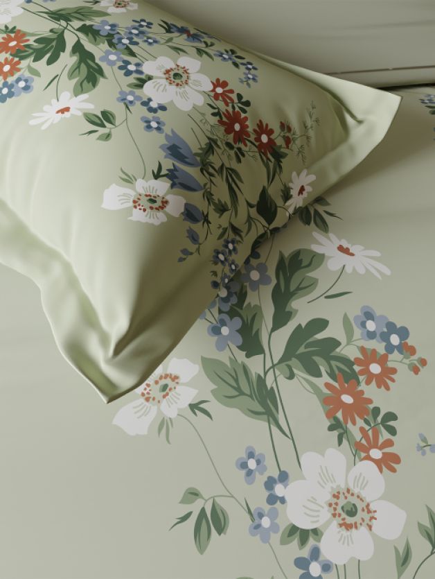 Bedsheets - Queen premium soft cotton bedsheet Digital print DD