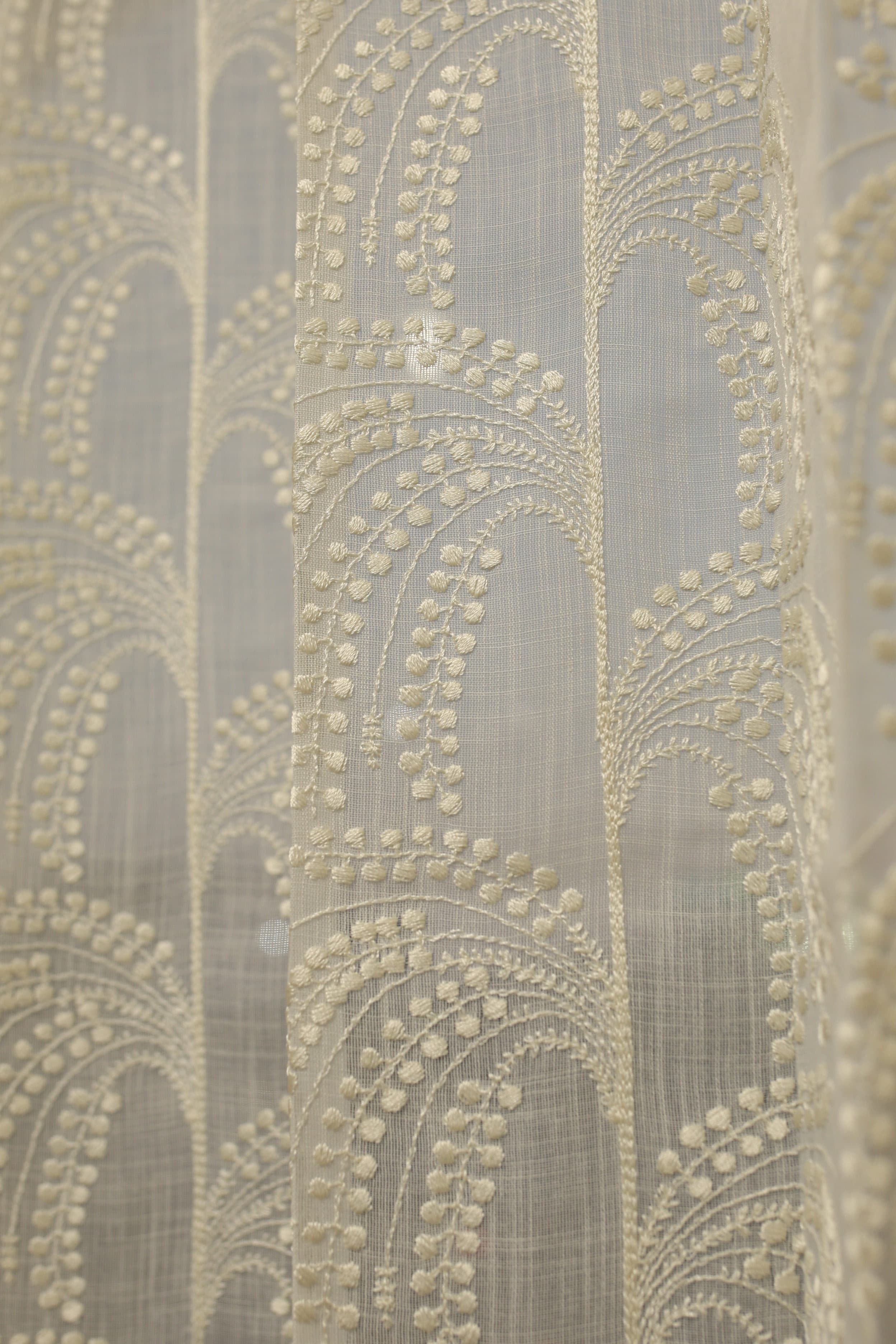 Curtains - Premium embroidery sheer curtains Meluha zinnia prebooking
