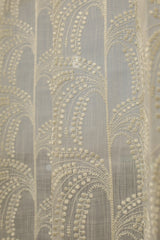 Curtains - Premium embroidery sheer curtains Meluha zinnia prebooking
