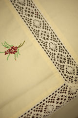 Table cloths - 8 seater cross stitch embroidery