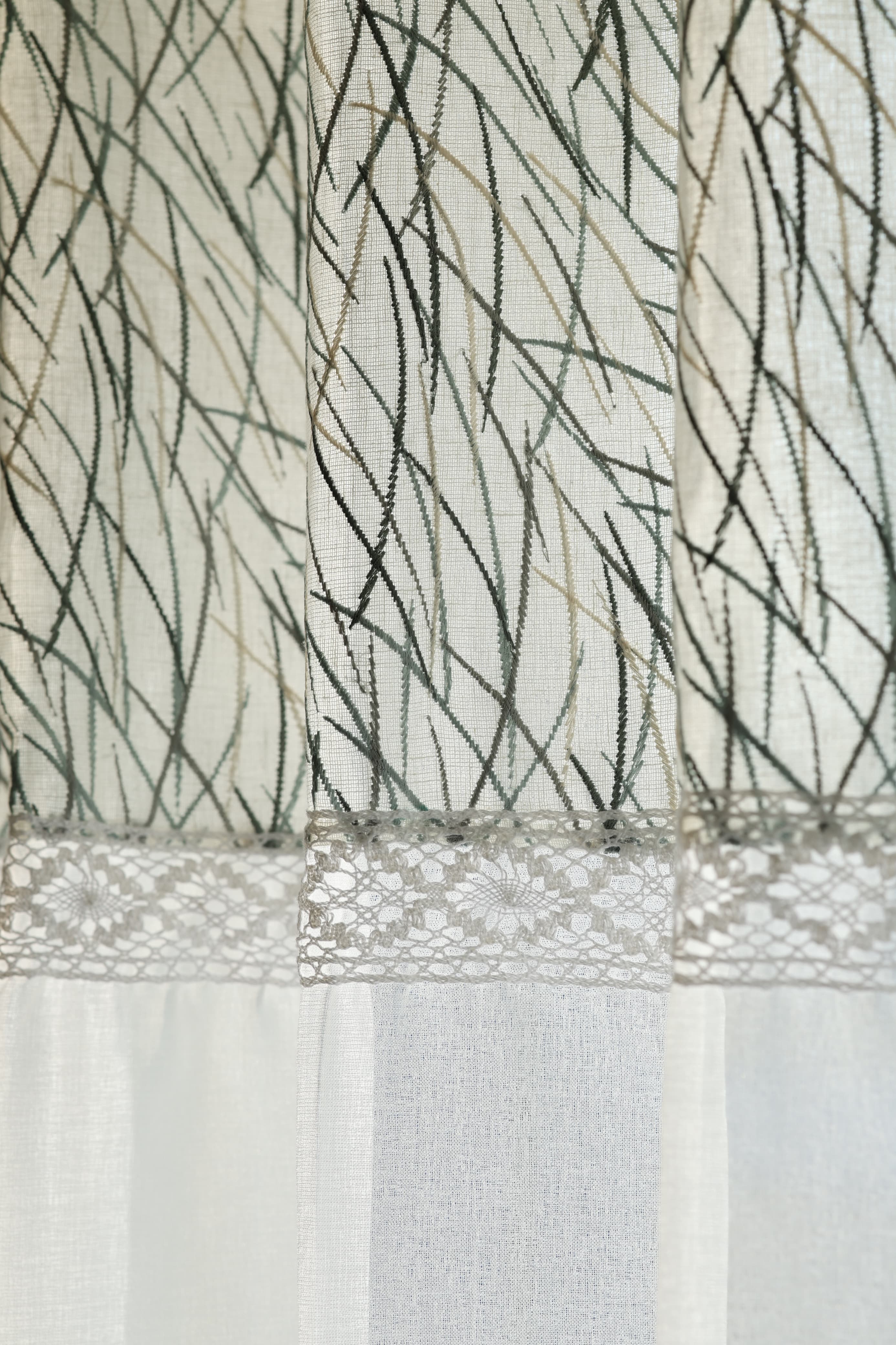 Curtains-Premium embroidery designer sheer curtains prebooking (description )