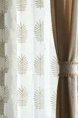 Premium Embroidery Sheer Curtain – Zinnia
