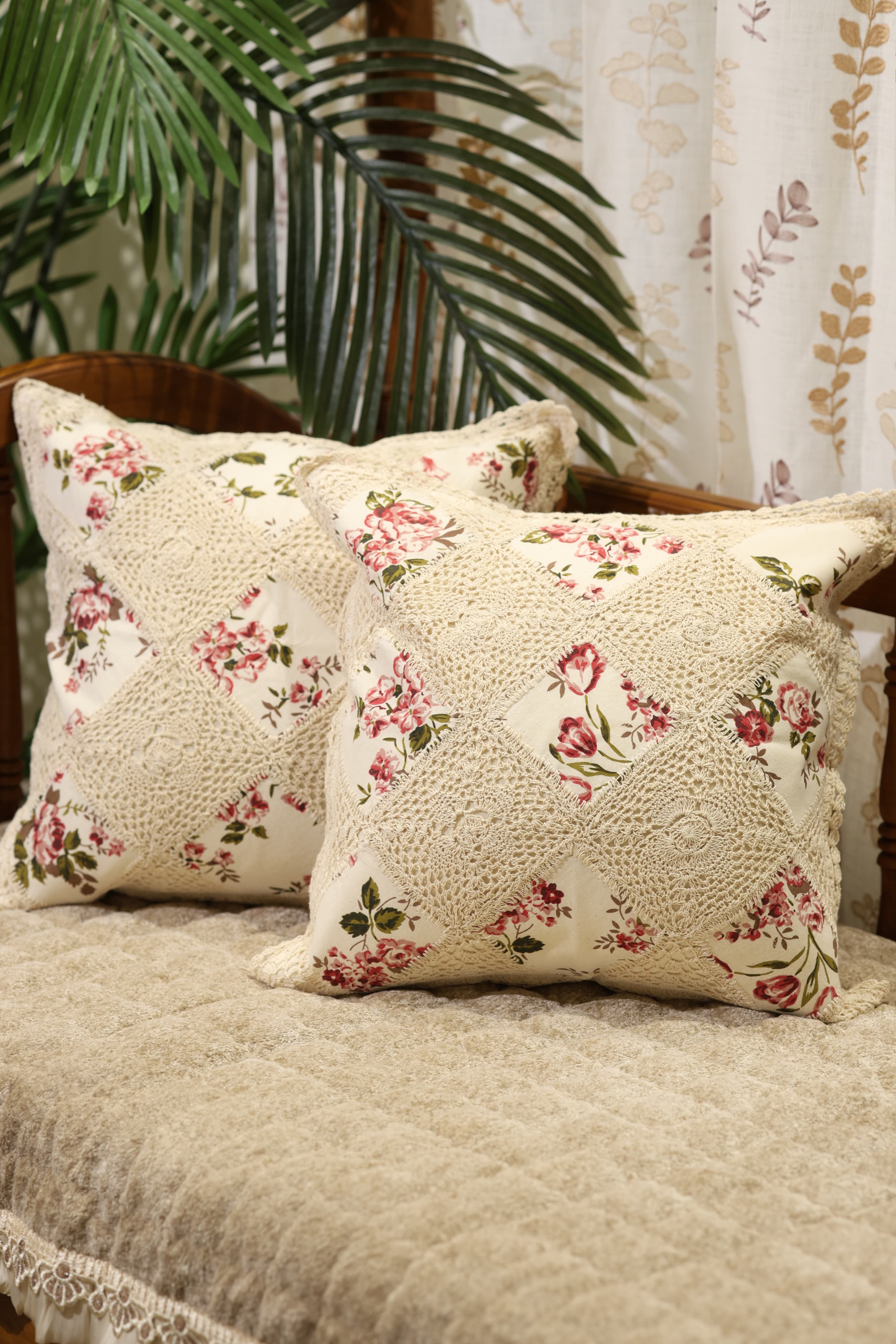 Cushion covers - crochet cushion covers Size :16*16 inches