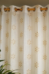 Curtains-Premium embroidered sheer curtains