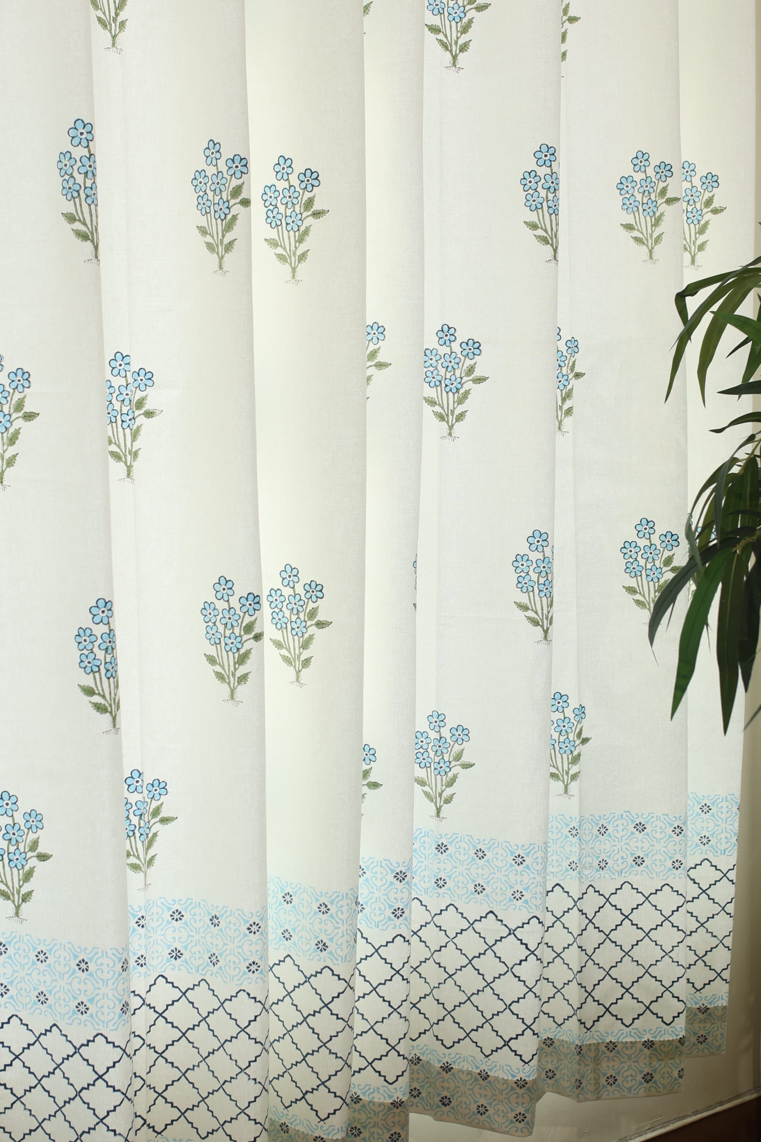 Curtains - Handblock printed curtains