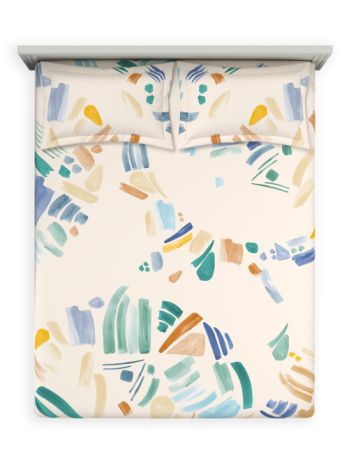 Bedsheets - King premium soft cotton bedsheet Digital Print DD (Radiance)