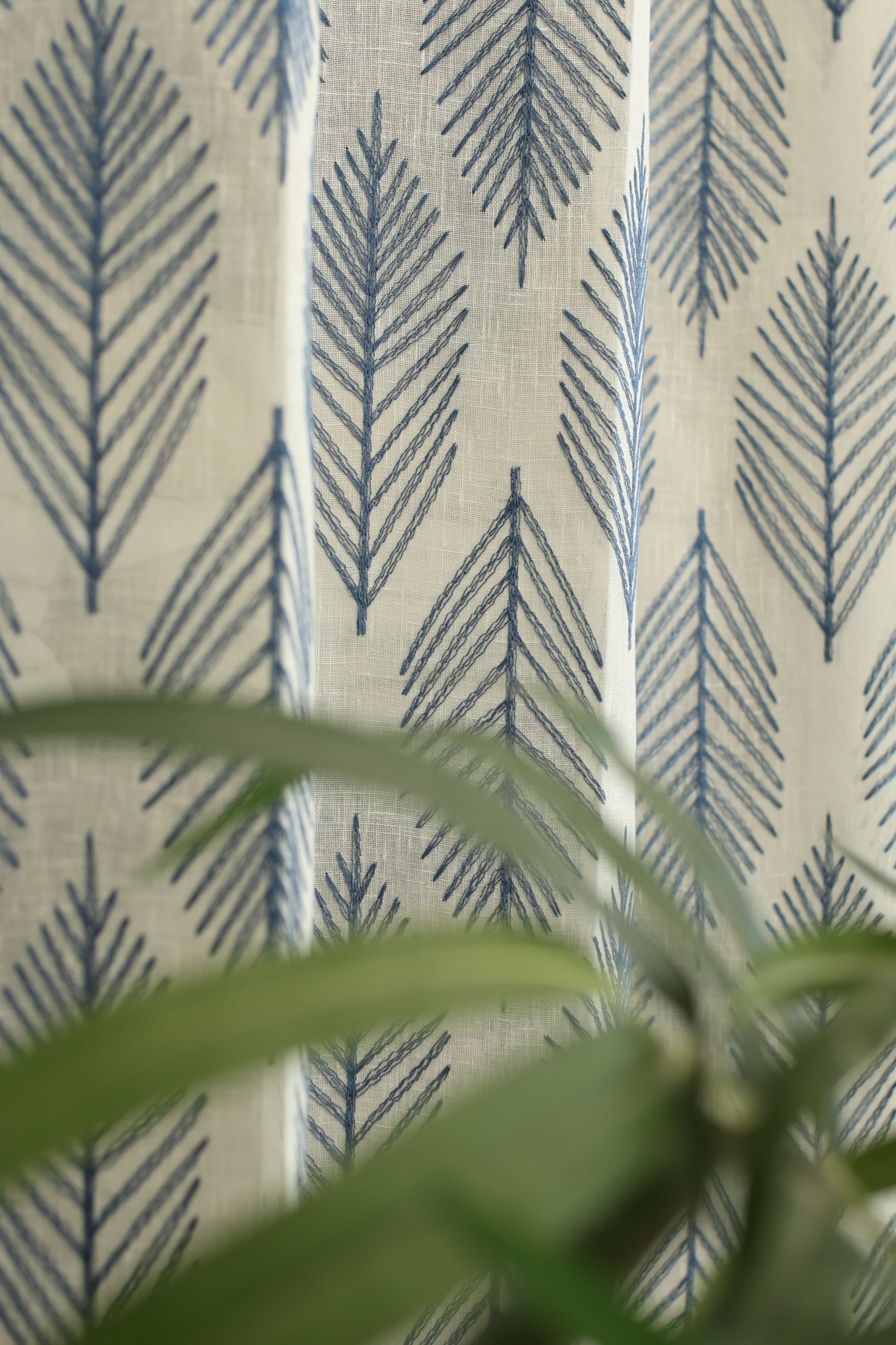Curtains - Premium embroidery sheer curtain prebooking