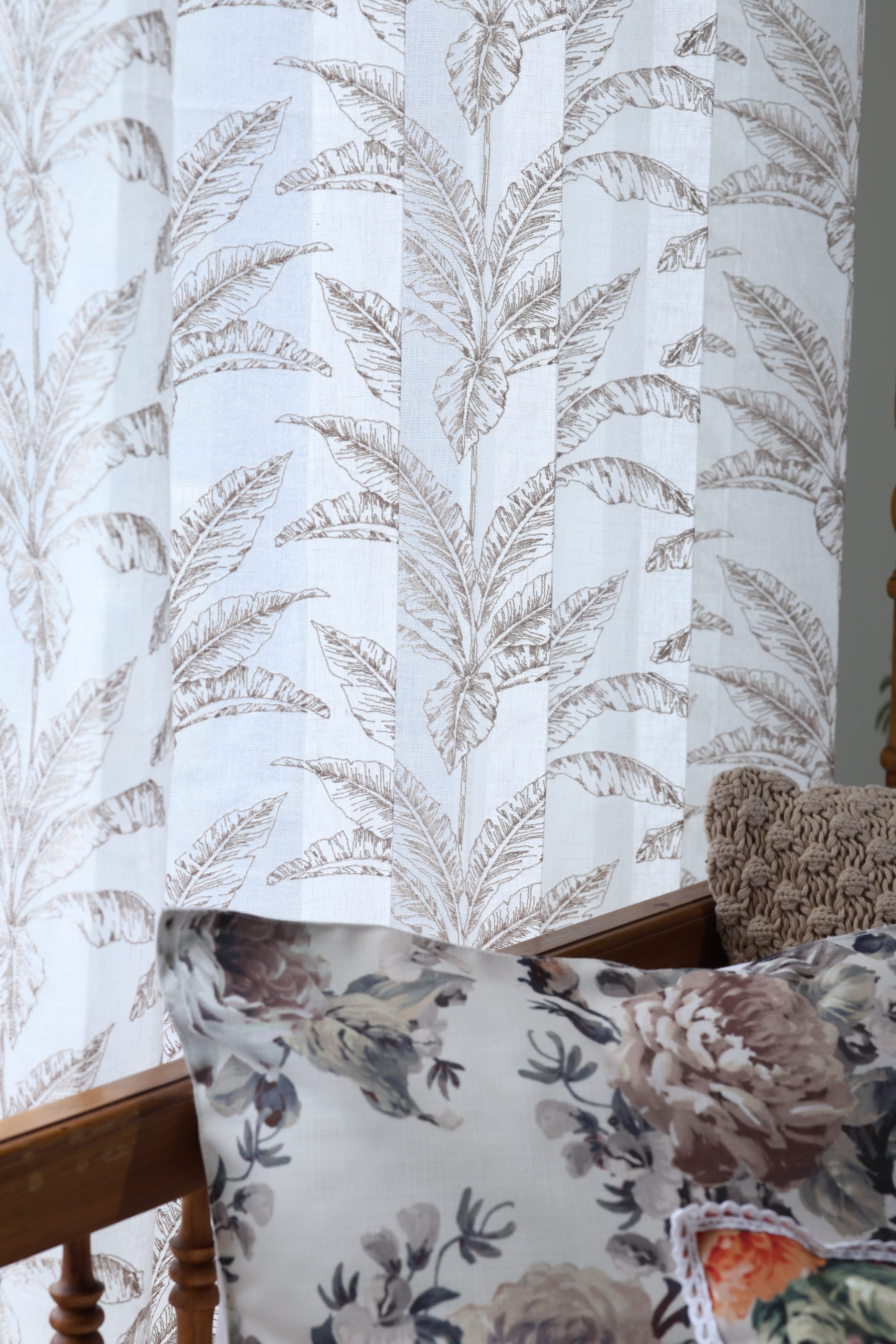 Premium Embroidery Sheer Curtain - Eleanor