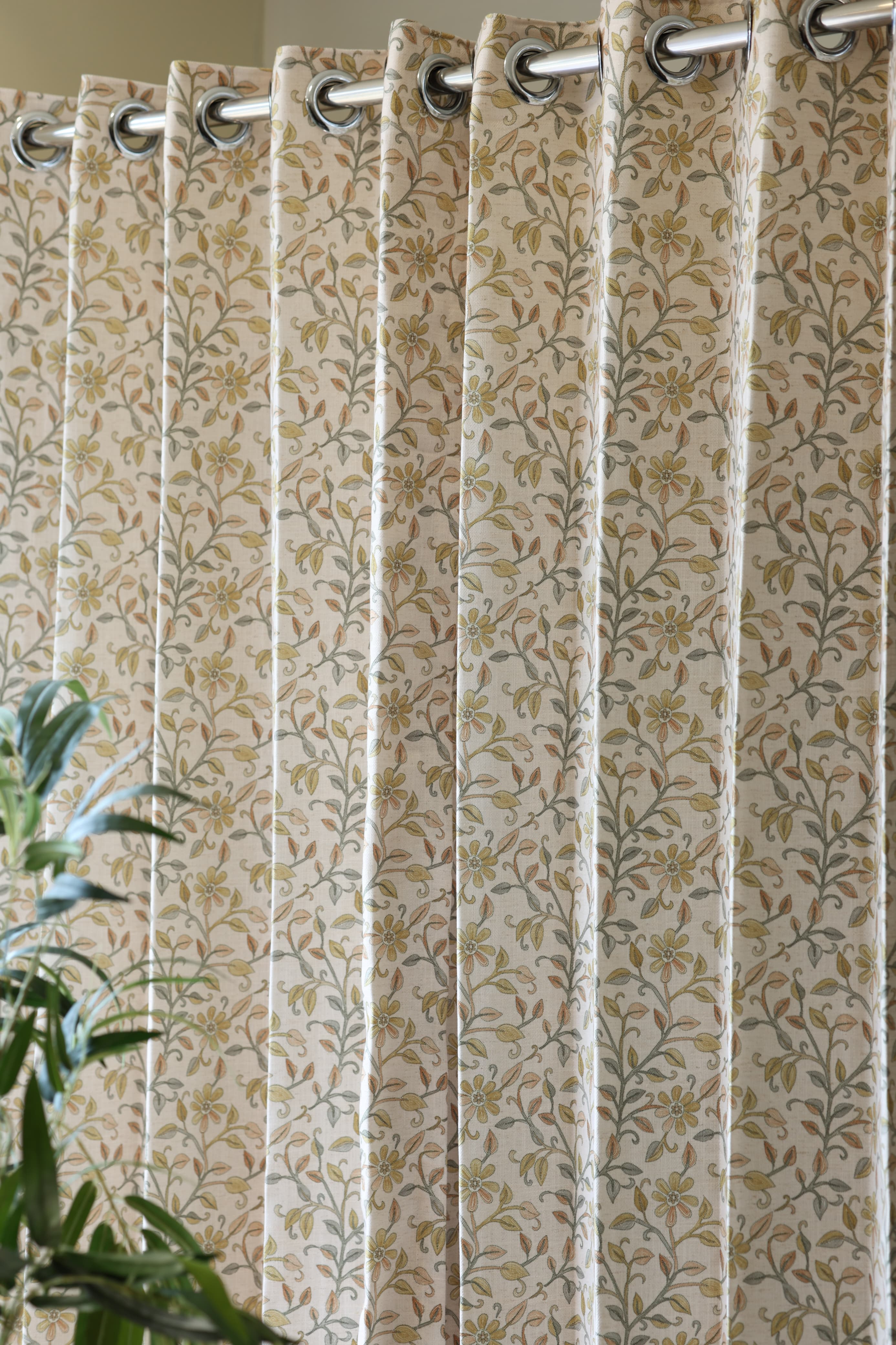 Curtains - Premium kantha print floral opaque curtains prebooking