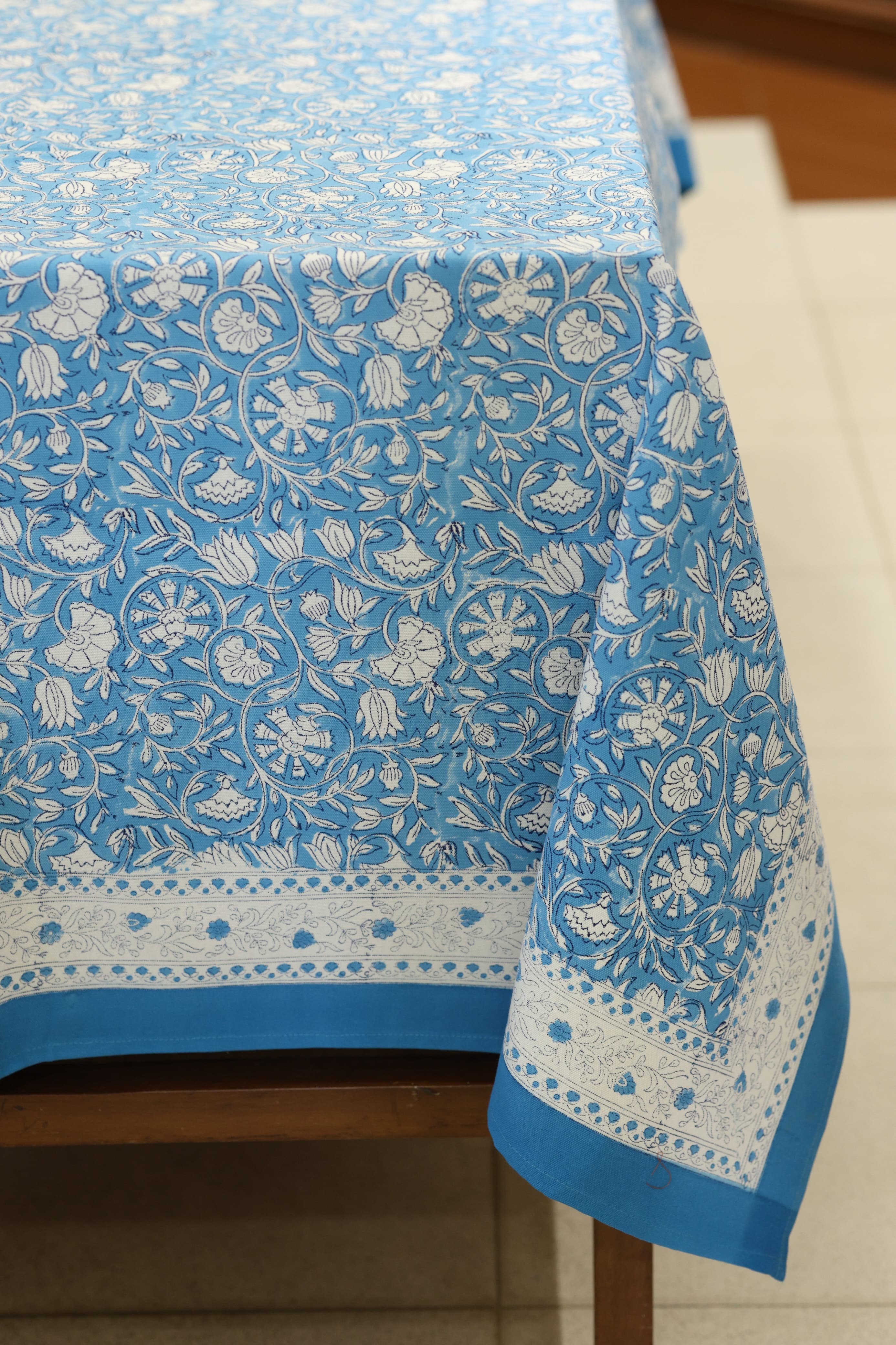 Table cloths - 8 seater Handblock printed canvas