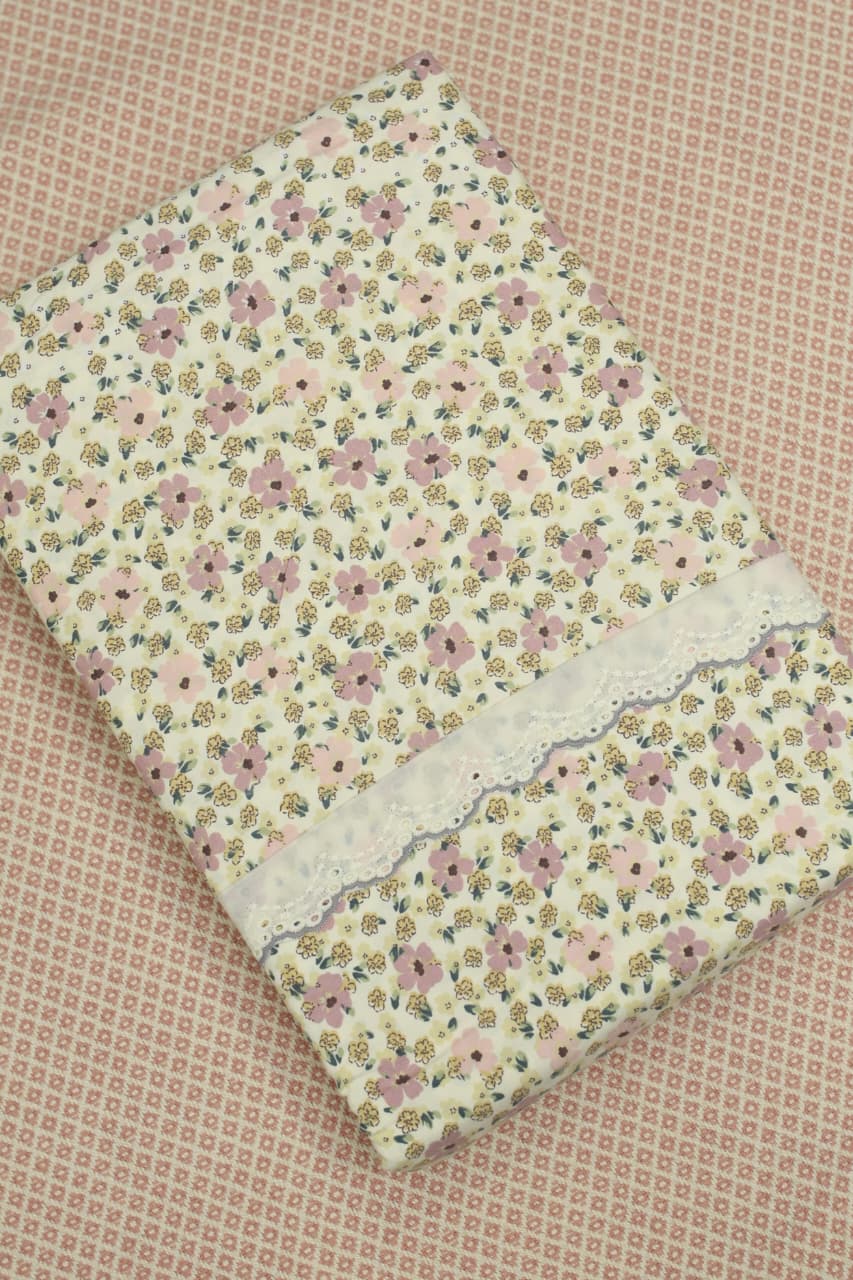 Bedsheets - King soft cotton lace bedsheets majestic Ziva