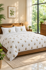 Bedsheets - King premium soft cotton bedsheet Digital Print DD(Vatika)
