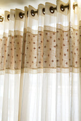 Curtains-Premium embroidery designer sheer curtains