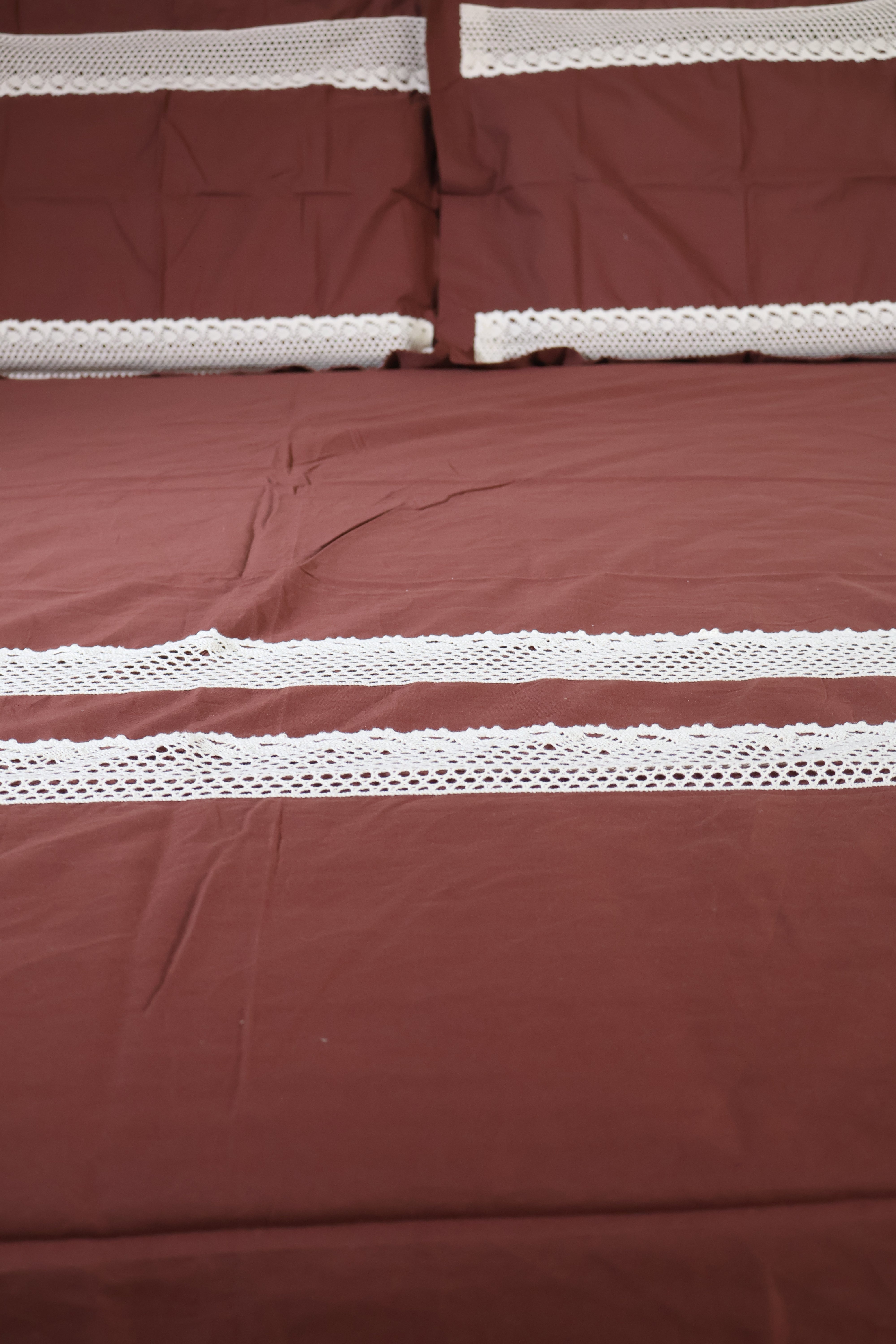 Bedsheets - Premium designer king bedsheets dd lace