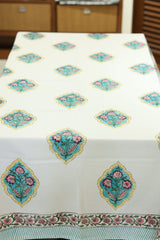 Table cloths - 8 seater Handblock printed canvas