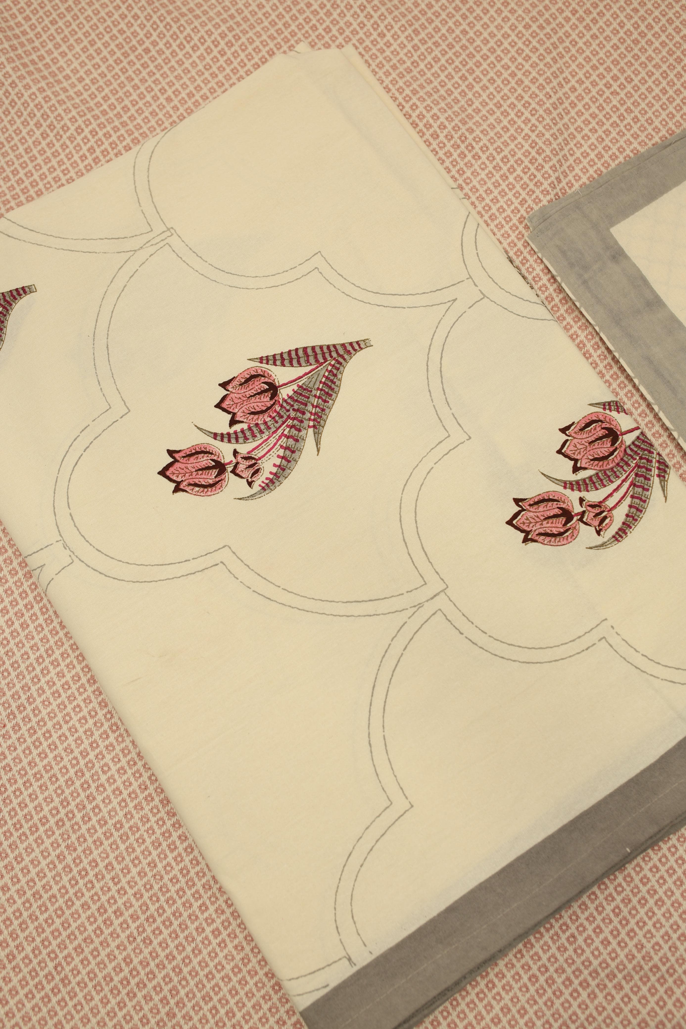 Bedsheets - Handblock print queen bedsheets Diwali sale
