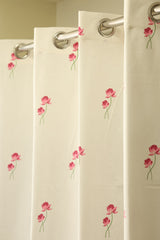 Curtains - Opaque floral curtains