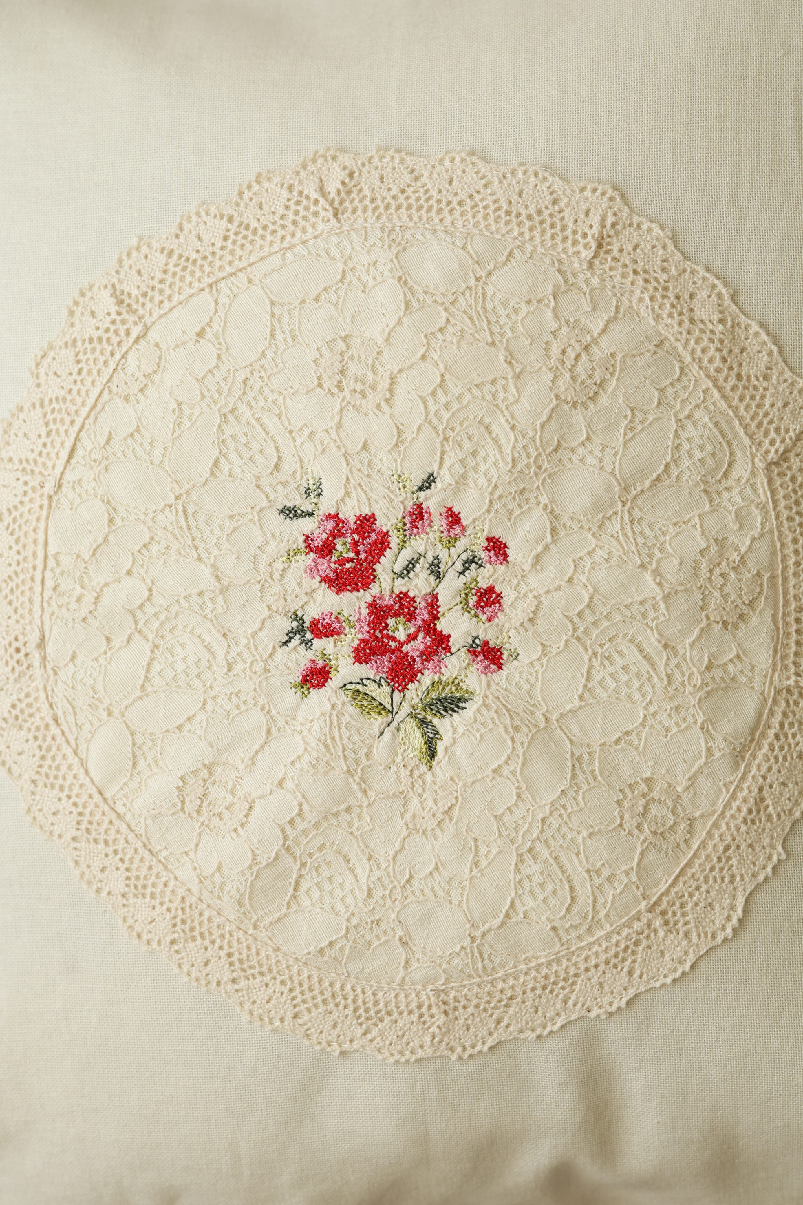 Cushion covers - 16*16 inches cross stitch embroidery