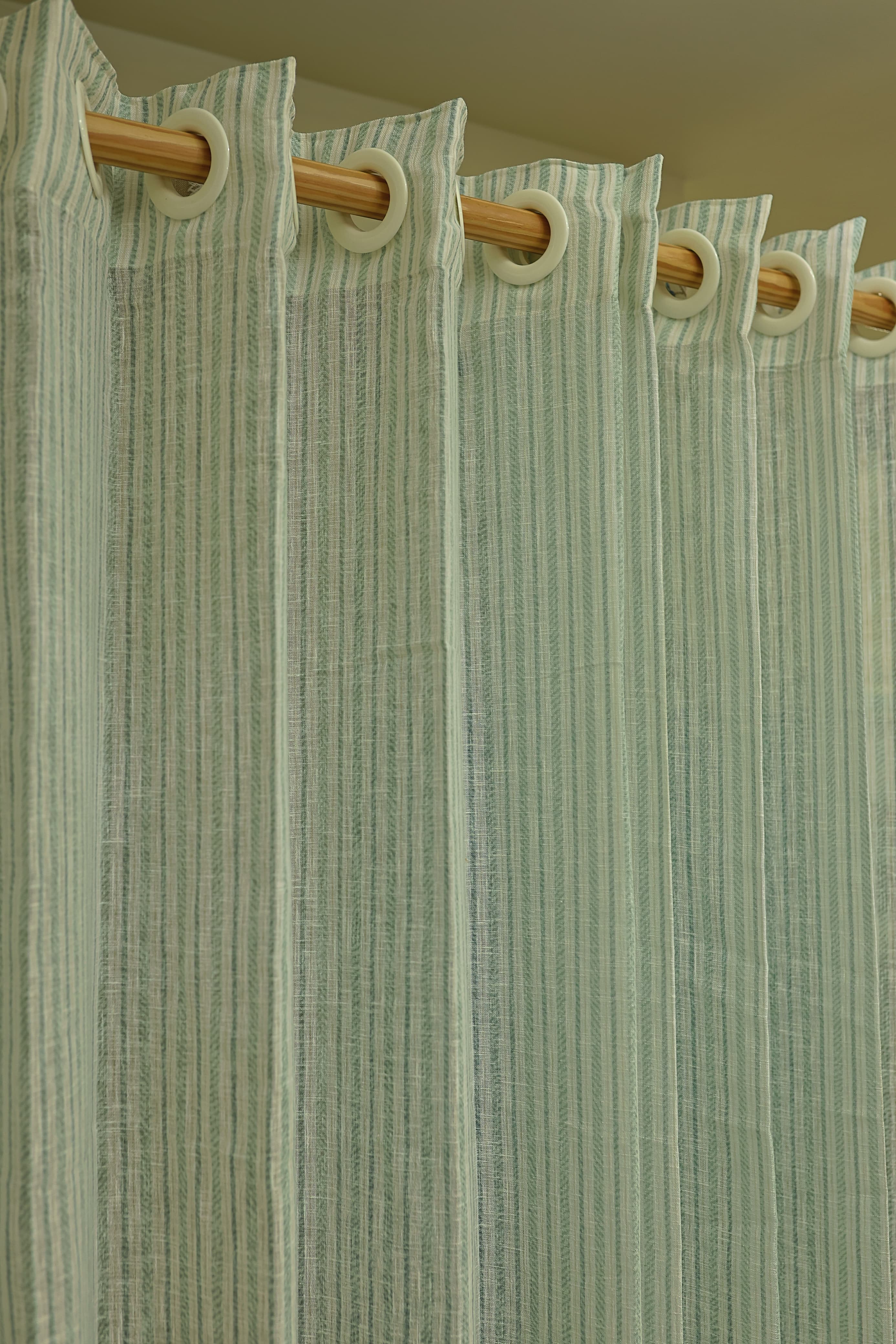 Curtain-Self printed semi transparent