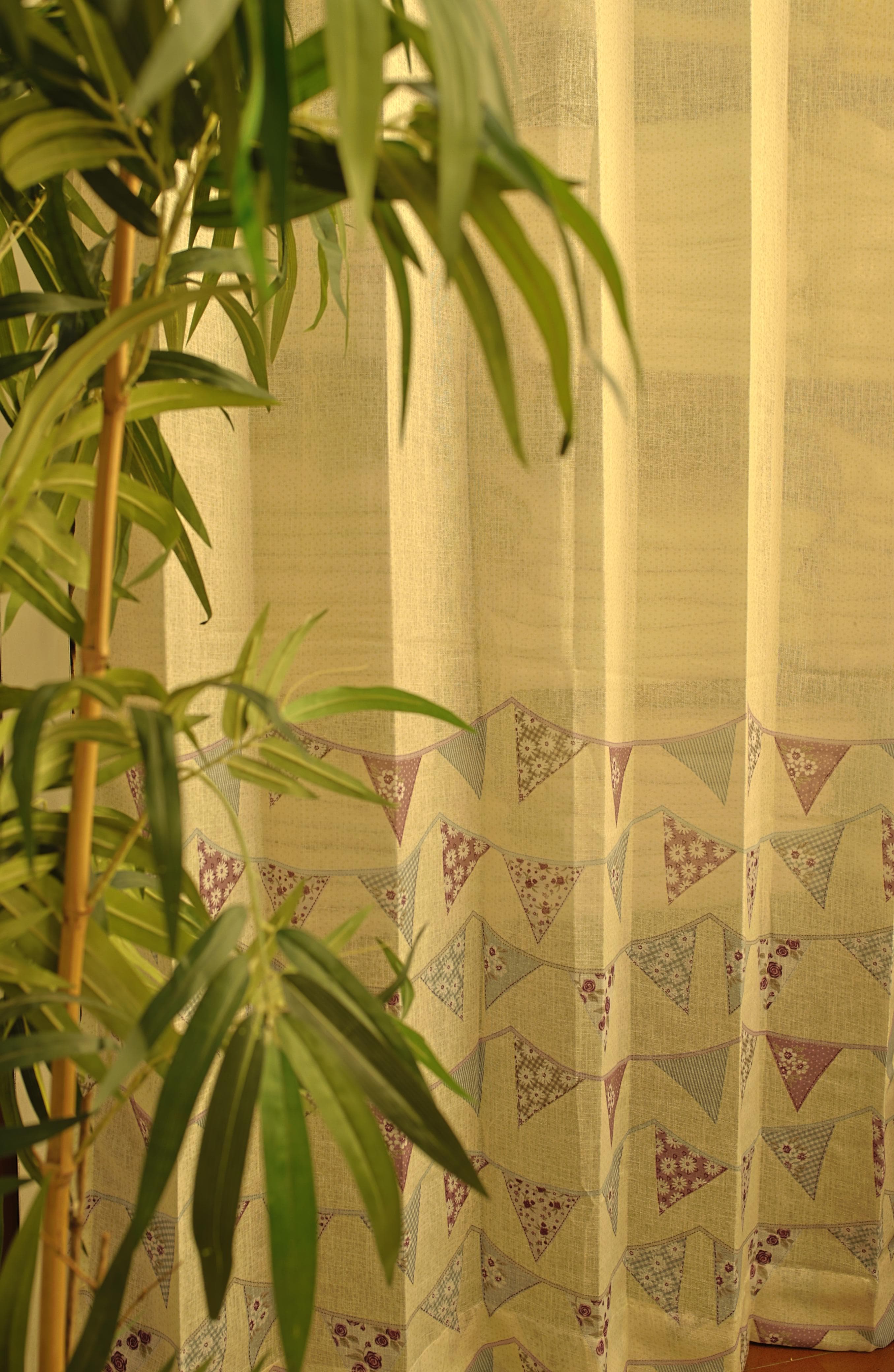 Curtains:Kids printed curtains(sheer and opaque)