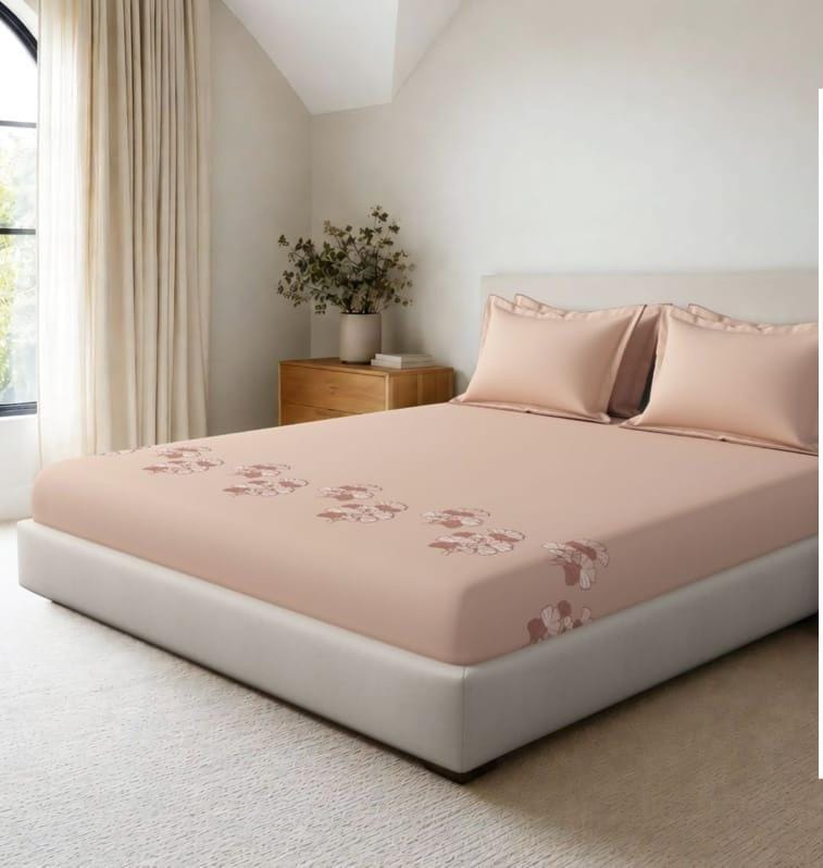 Bedsheets - King Premium machine embroidery bedsheets Sansaar : Saembro