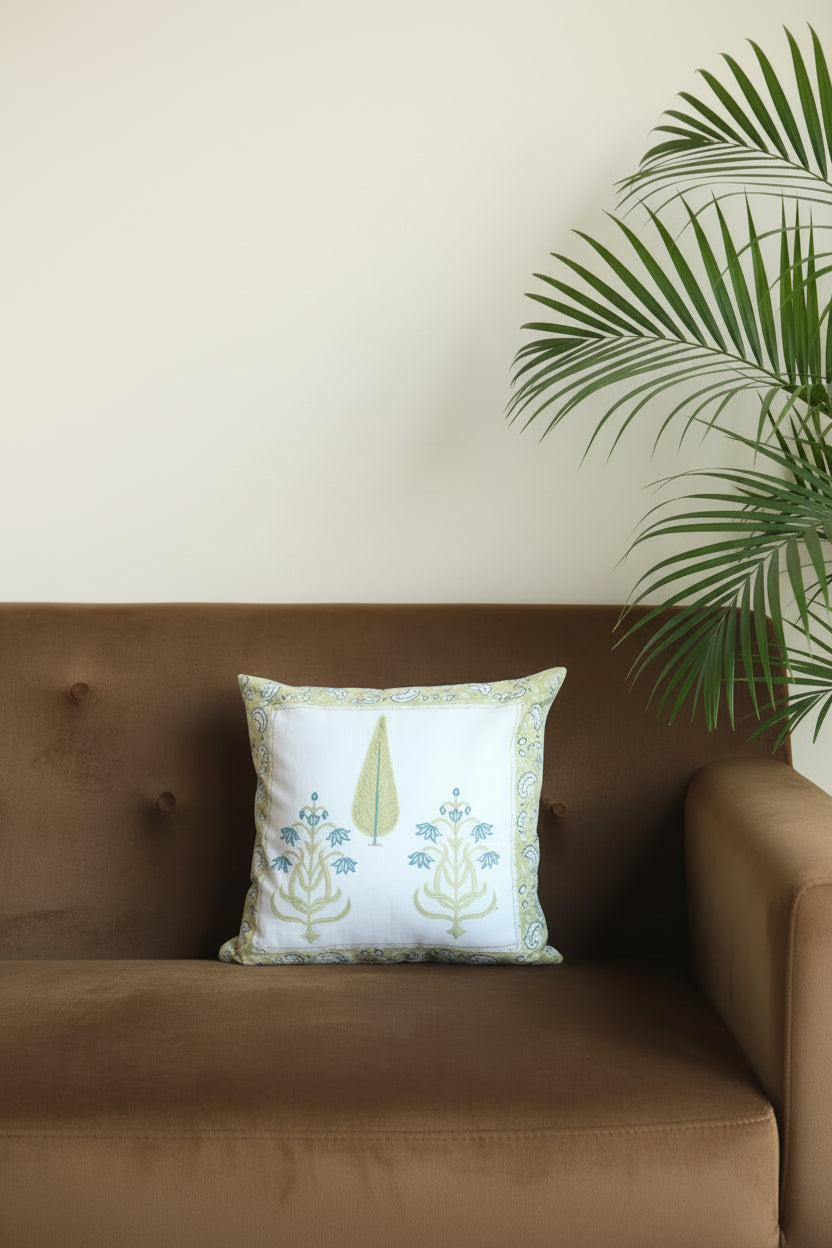 Cushion Cover | Handblock Cushion Cover 16*16 inches