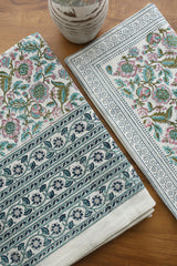 Bedsheets - Queen Mugal premium handblock cotton bedsheets