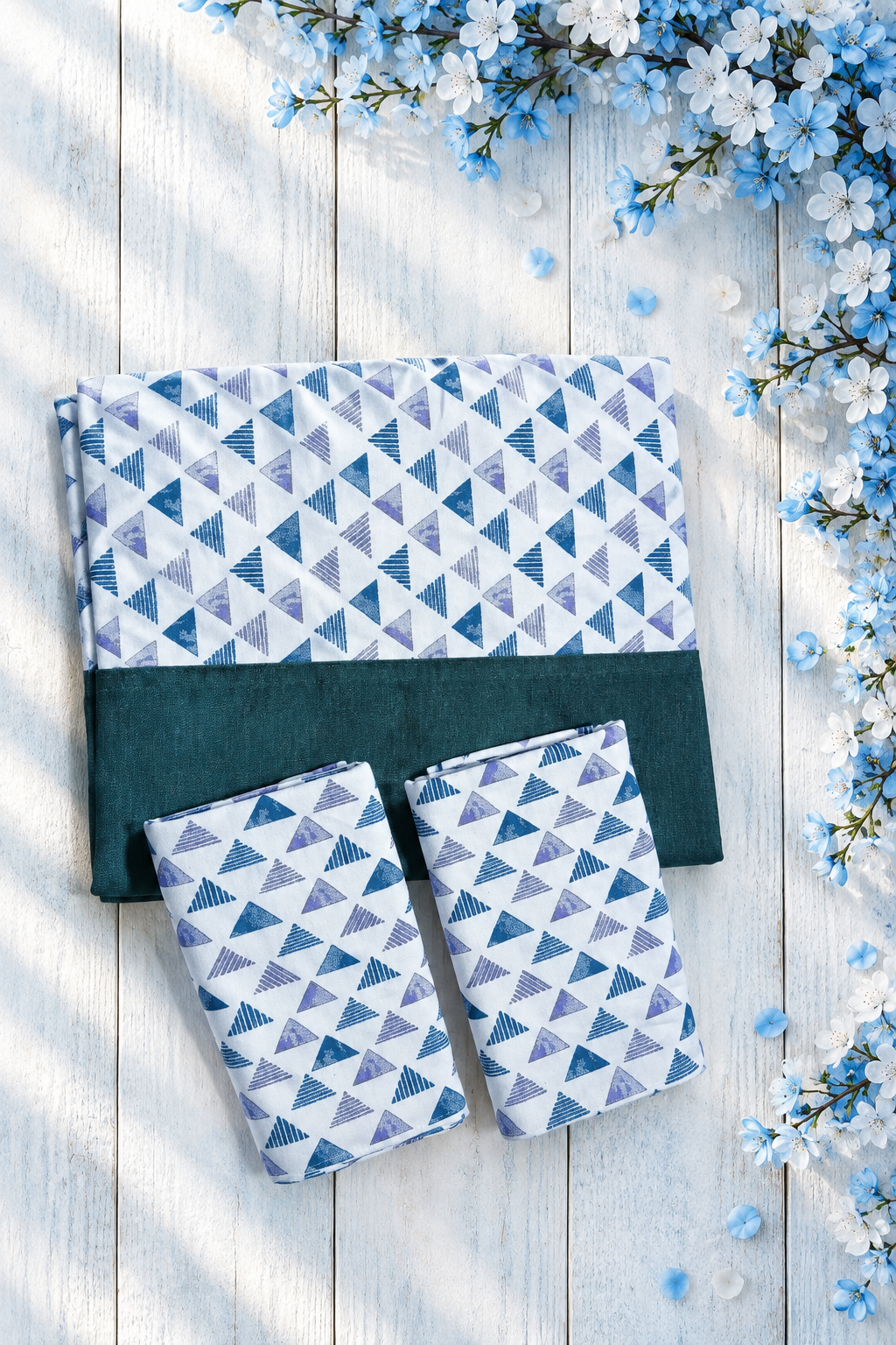 Bedsheets-Queen daily use border bedsheets
