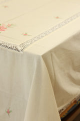 Table cloths-8 seater cross stitch embroidered