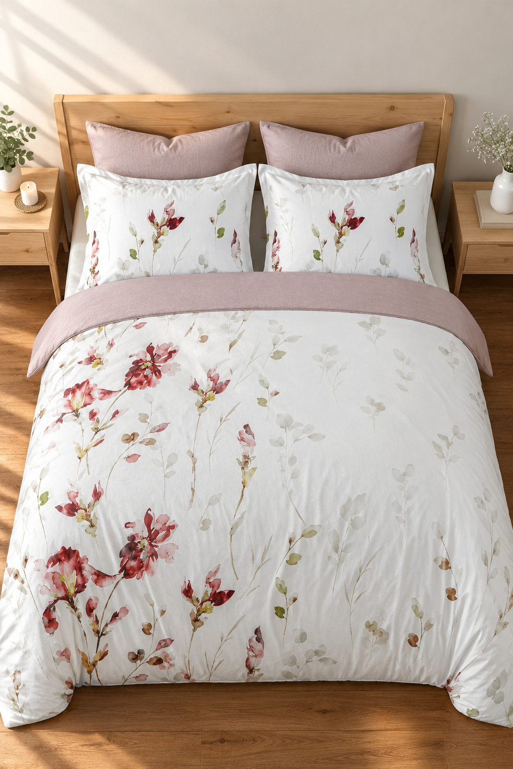 Bedsheets - Queen premium soft cotton bedsheet Digital print DD VEGA