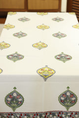 Table cloths - 8 seater Handblock printed canvas
