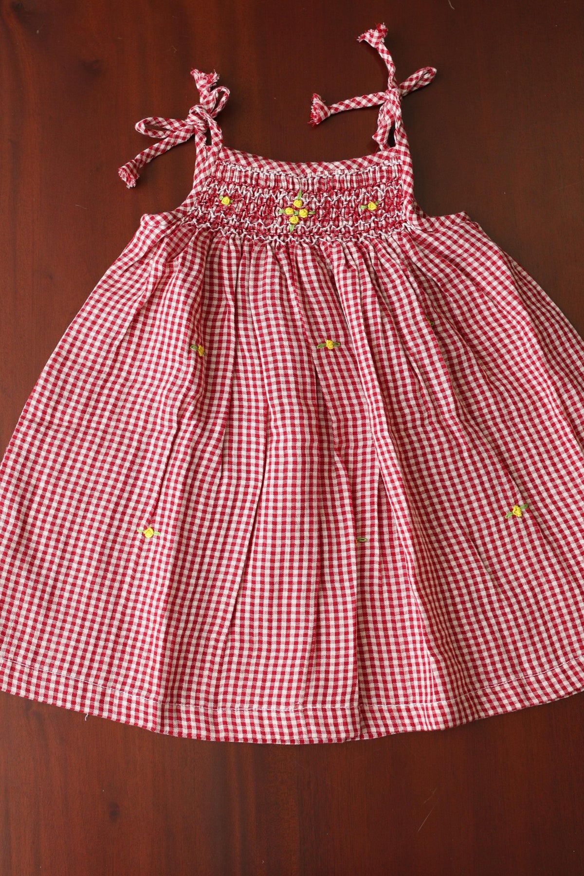 Kids smocked dress 10-12 month