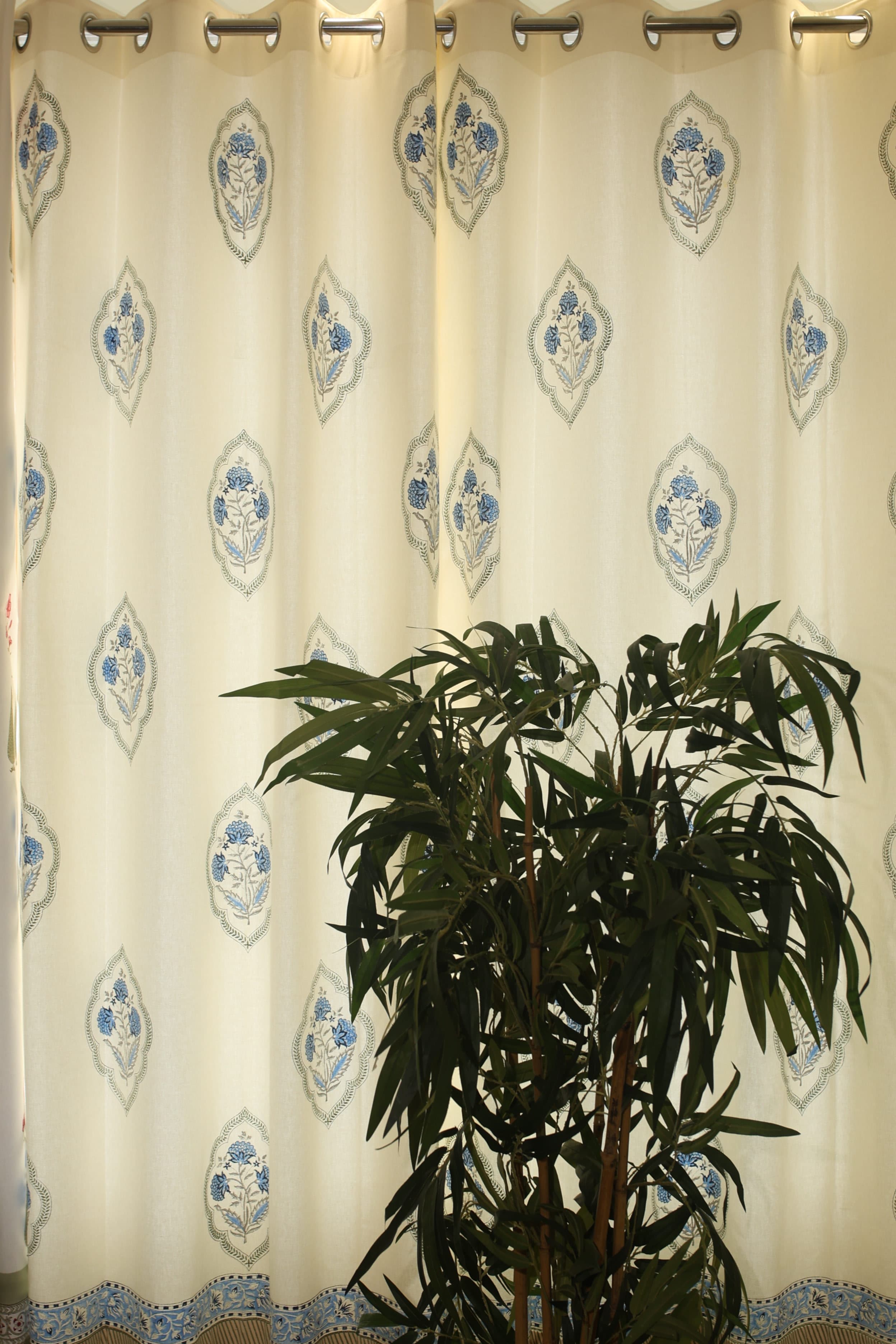 Curtains - Handblock printed curtains