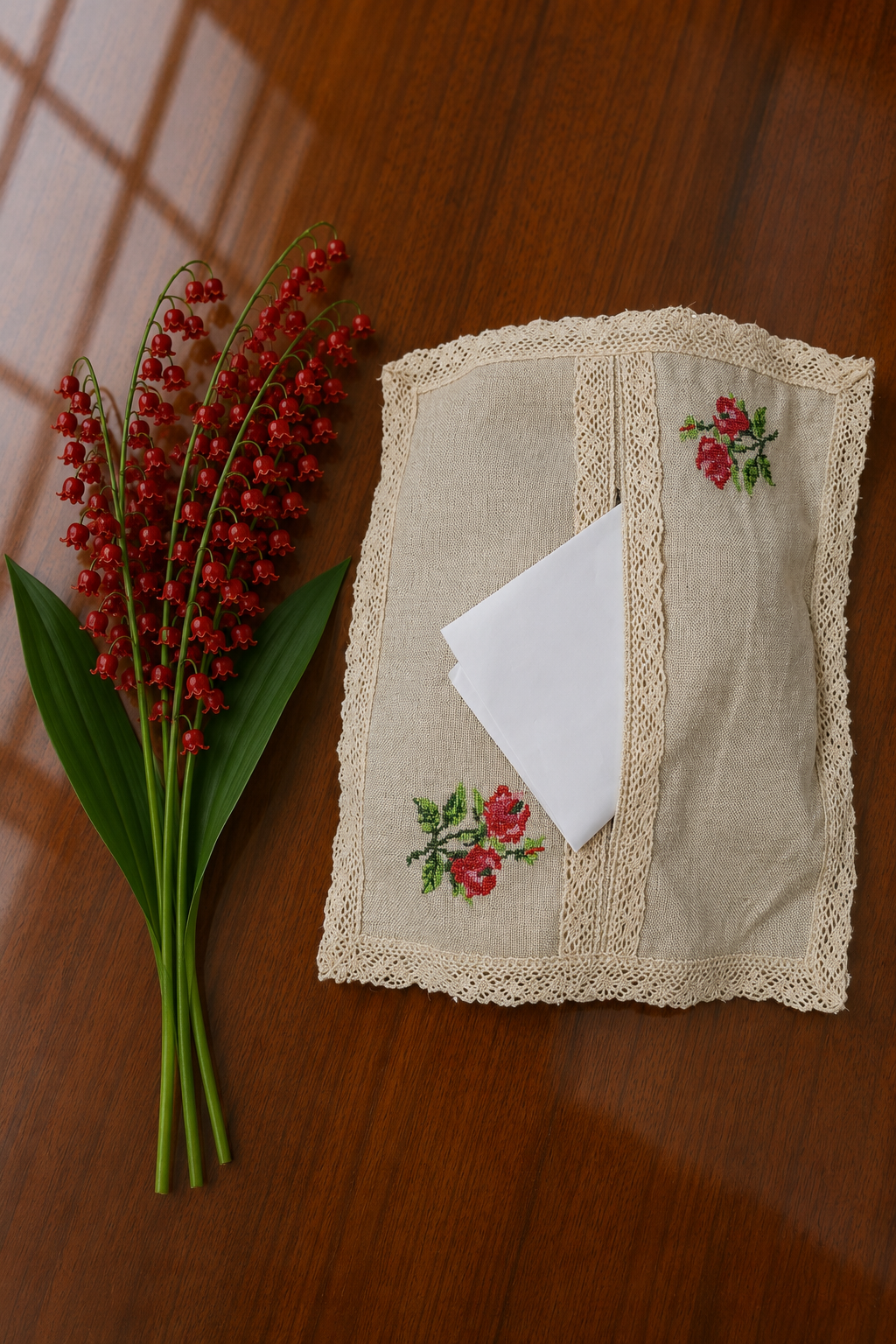 Tissue box covers - Dd cross stitch embroidery
