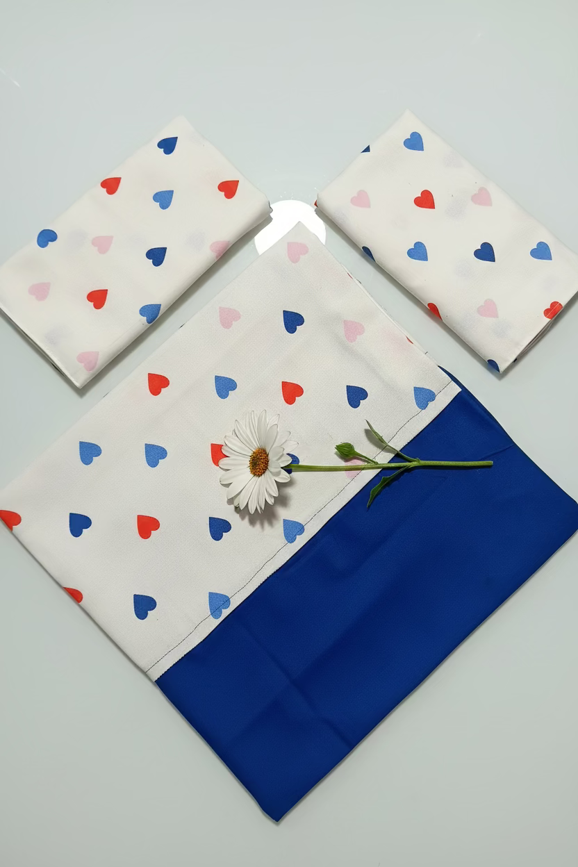 Bedsheets-Queen daily use border bedsheets