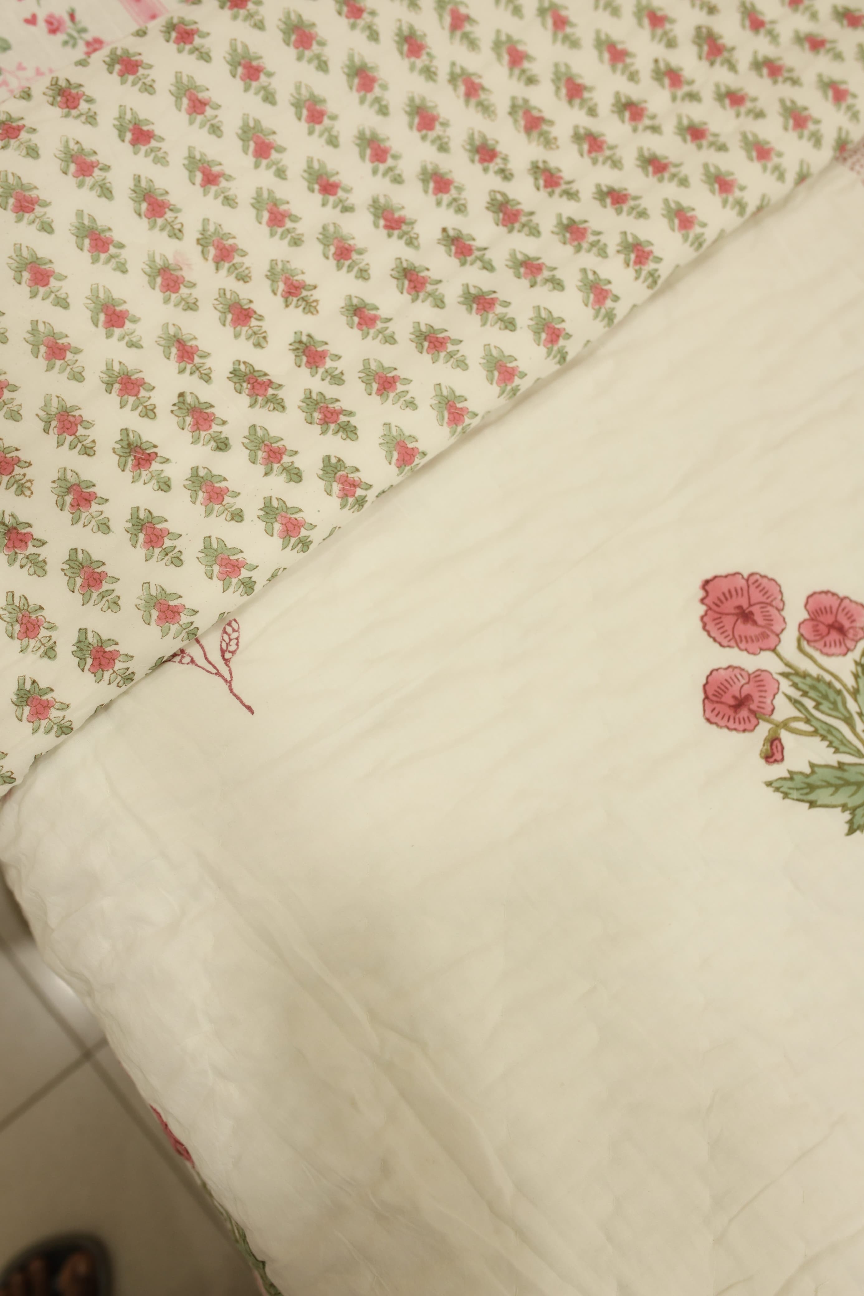 Premium Cotton handblock Print Double Quilt