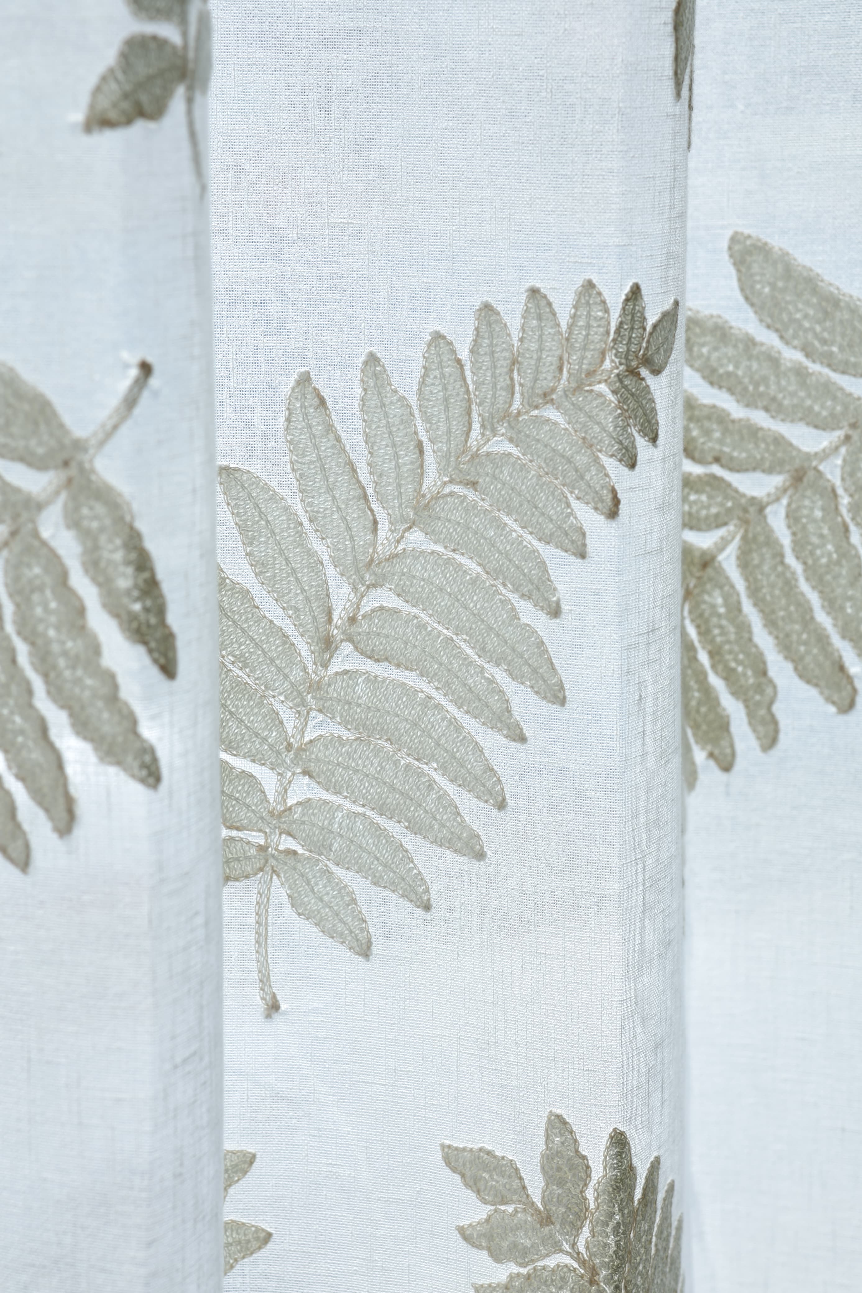 Curtains - Applique Premium Embroidery sheer curtains meher prebooking white base