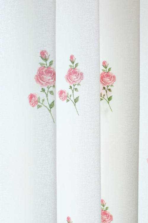 Curtains - Opaque floral curtains Rose meadow