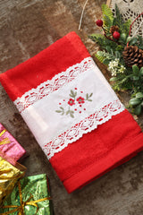 Towels : Embroidery Turkey towels Xmas edition