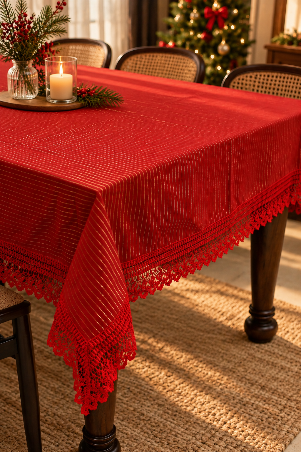 Table cloths - 8 seater Xmas edition