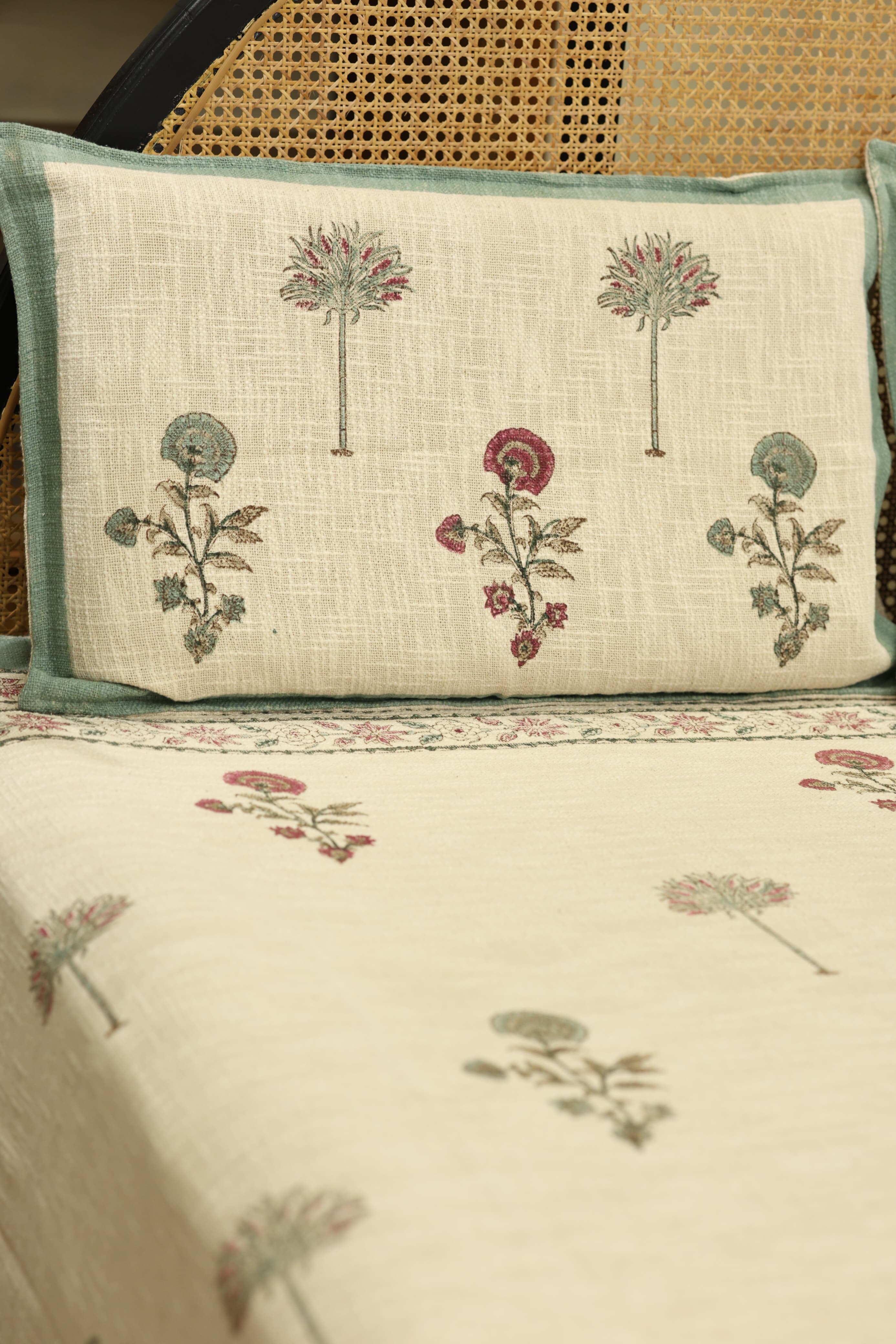 Spread : Handblock Jute Bedspread