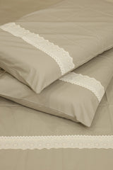 Premium Soft Cotton Lace Bedsheet Set – King Size